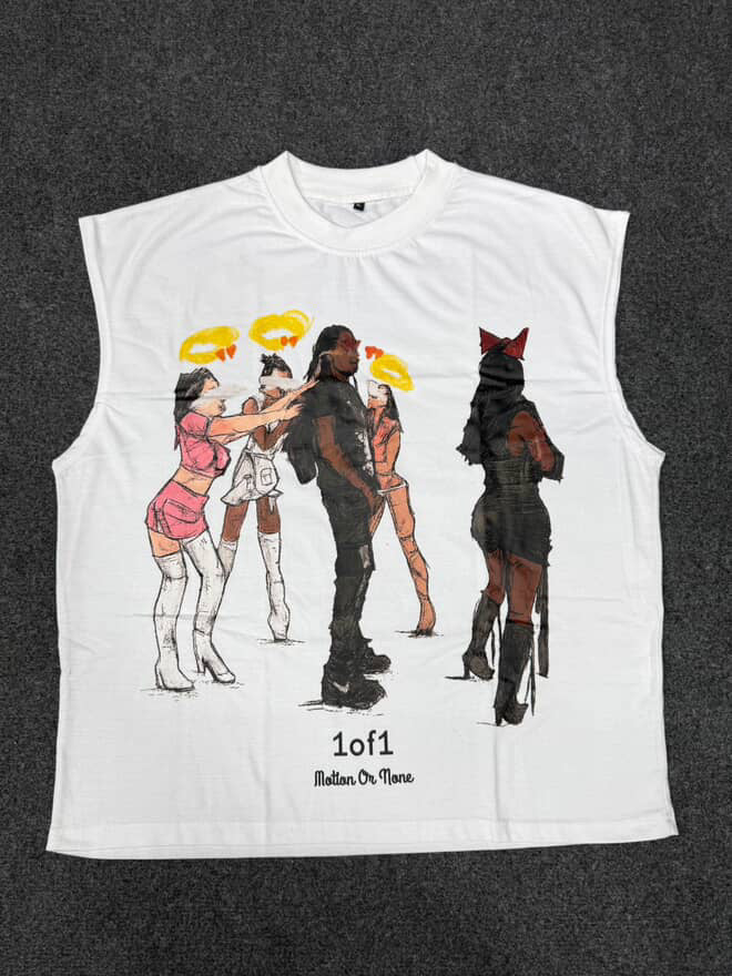 “1of1. Motion or None” Sleeveless Shirt