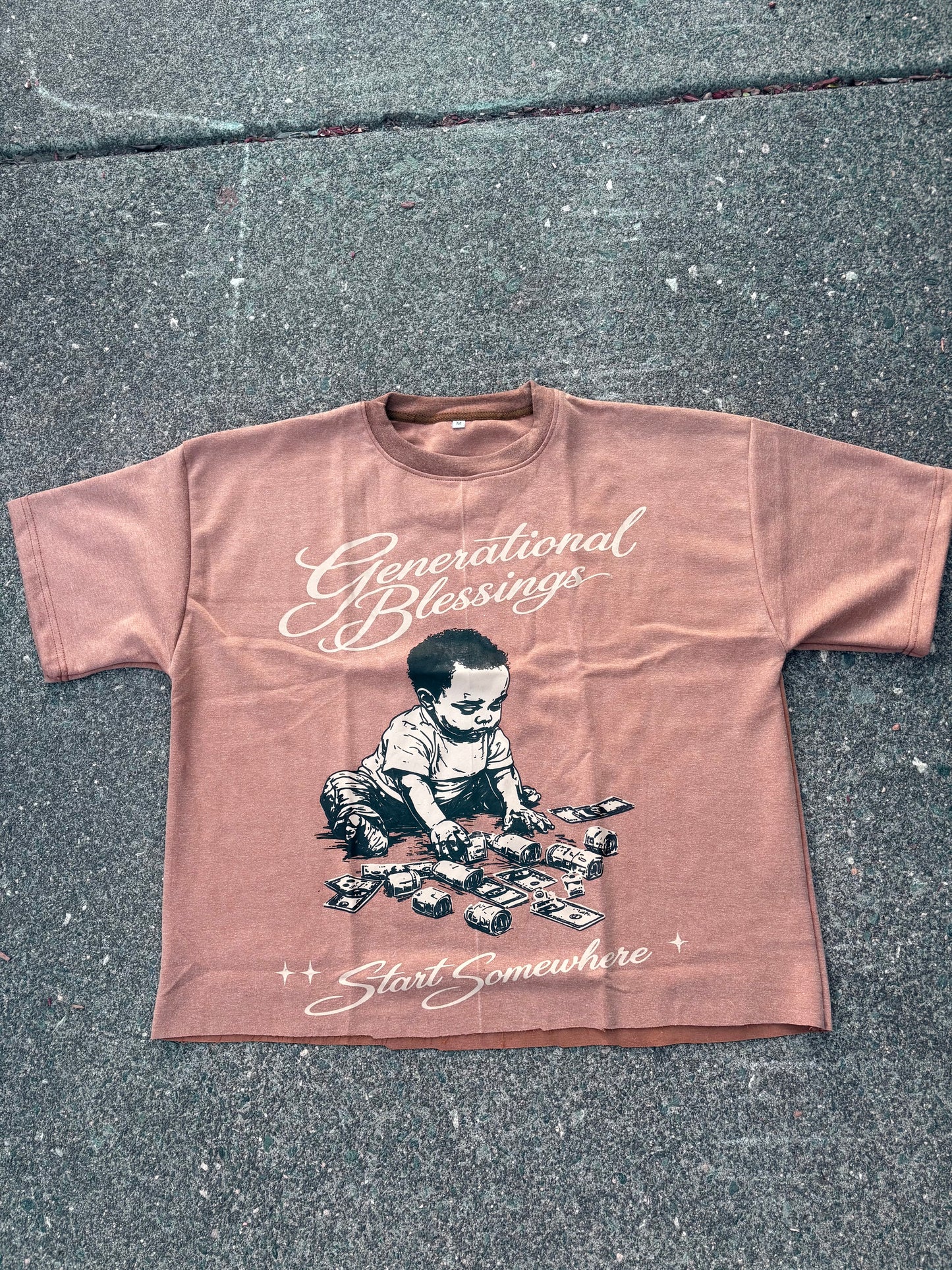 “Generational Blessings, Start Somewhere” Tee