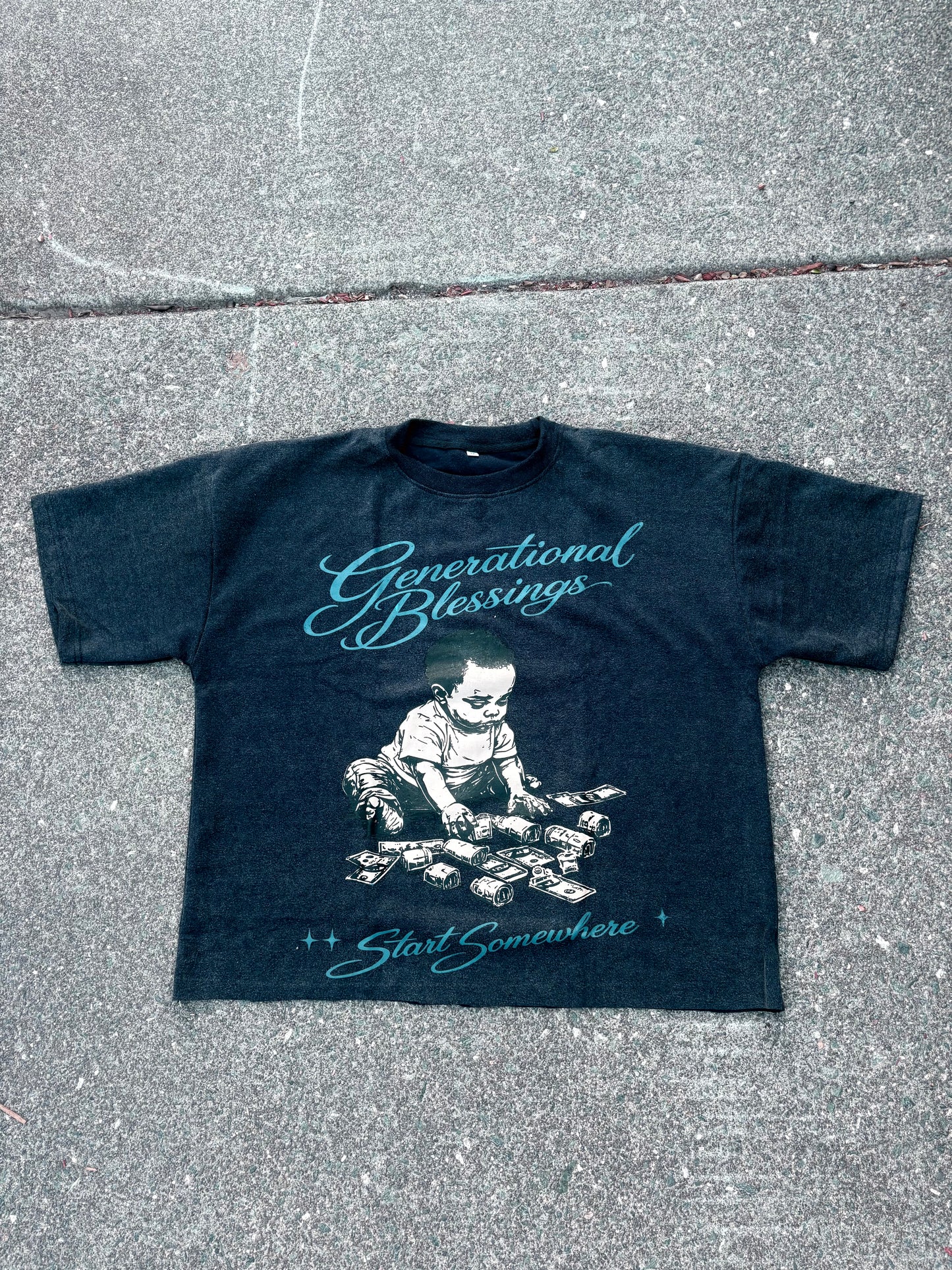 “Generational Blessings, Start Somewhere” Tee