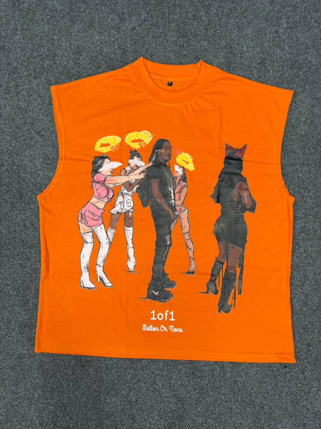 “1of1. Motion or None” Sleeveless Shirt